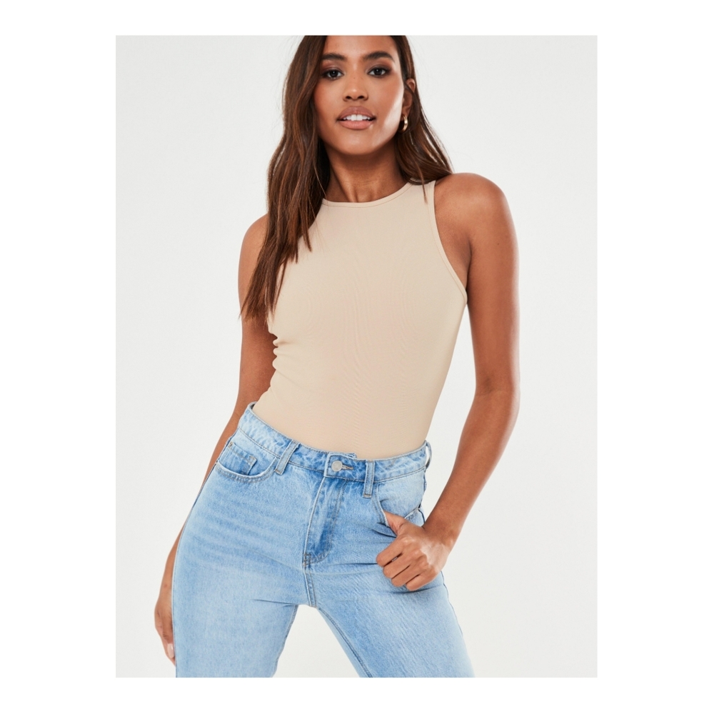 MISSGUIDED RACERBACK THONG BODYSUIT
